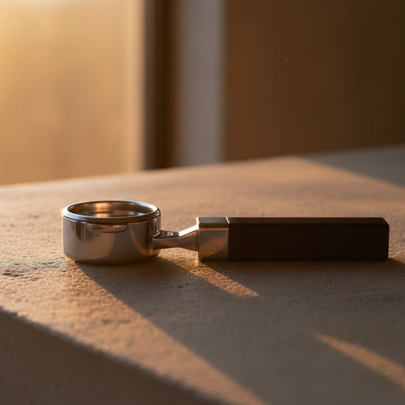 58mm Bottomless Portafilter – Flat Base (E61 Compatible) - Café Liégeois Canada Inc.