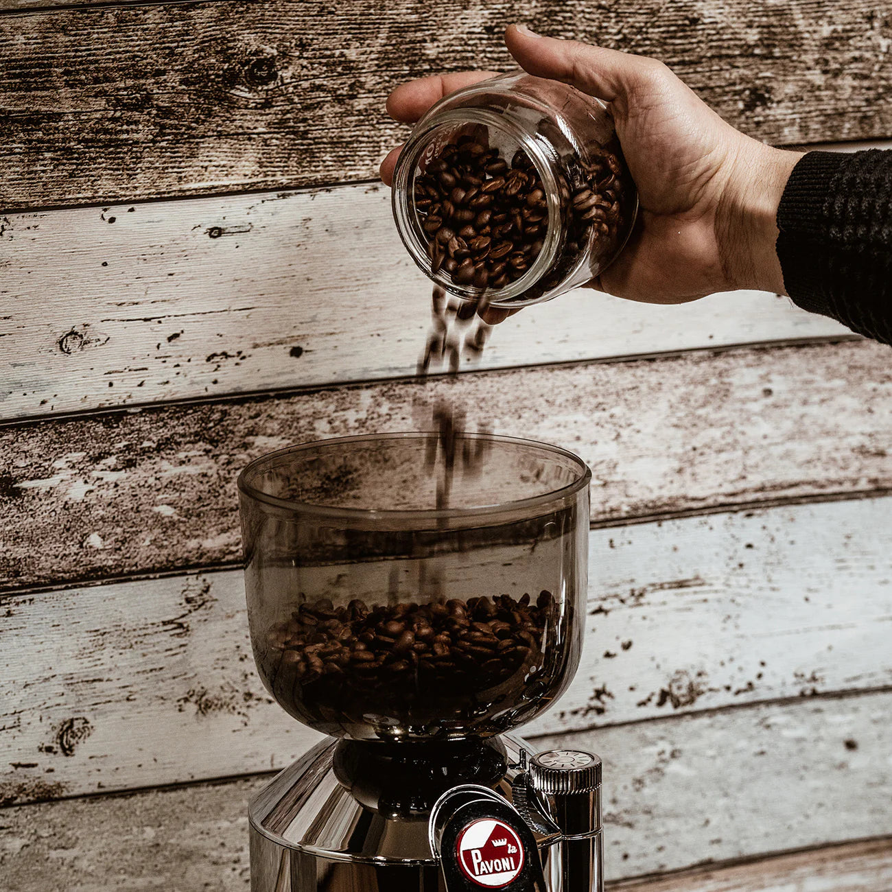 La Pavoni Cilindro Coffee Grinder – Stainless Steel