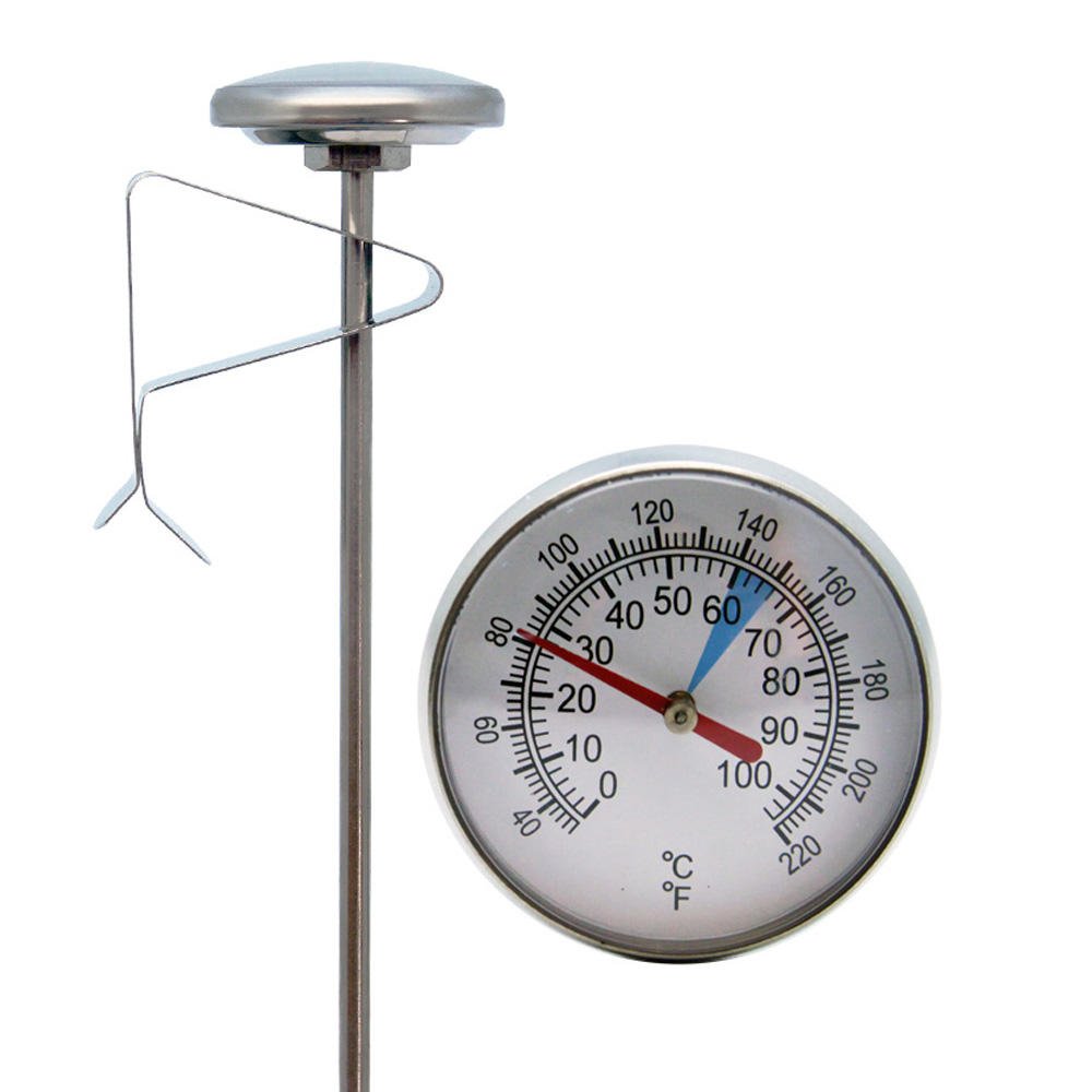 Barista Milk Thermometer – Stainless Steel Latte & Espresso Temperature Gauge 3049 - Café Liégeois Canada Inc.