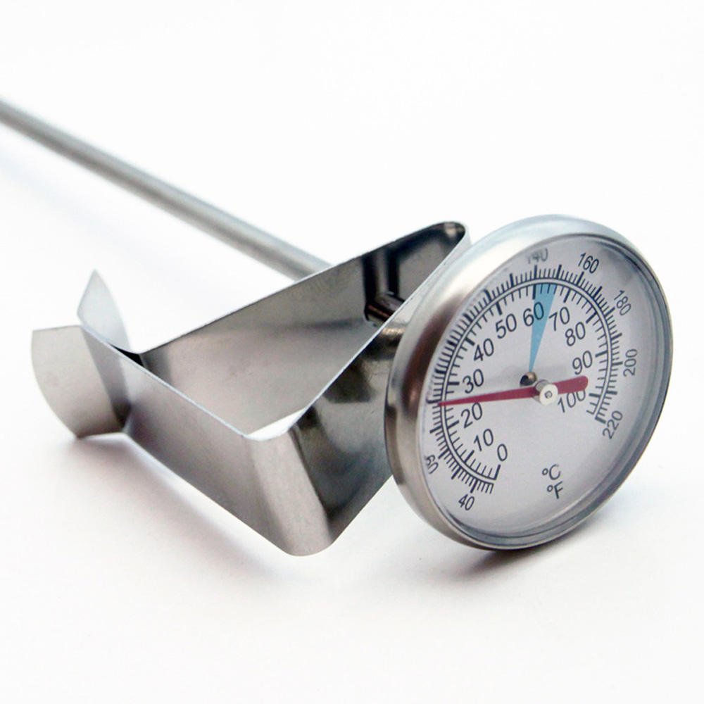 Barista Milk Thermometer – Stainless Steel Latte & Espresso Temperature Gauge 3049 - Café Liégeois Canada Inc.