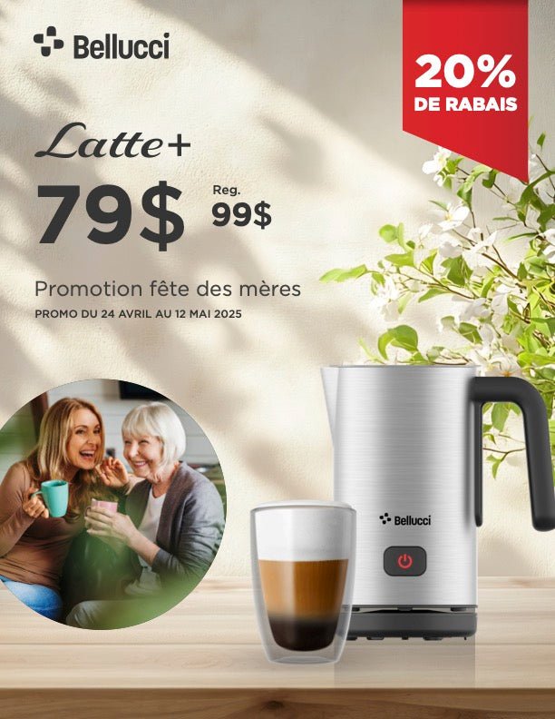 Bellucci - Latte+ Milk frother hot/cold - Café Liégeois Canada Inc.