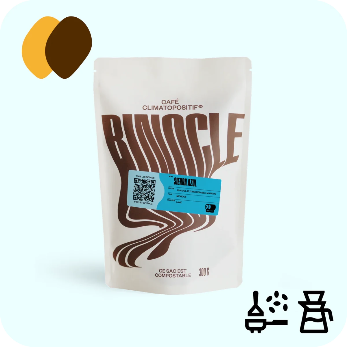 Binocle - Binocle - Sierra Azul - Coffee beans - Café Liégeois Canada Inc.