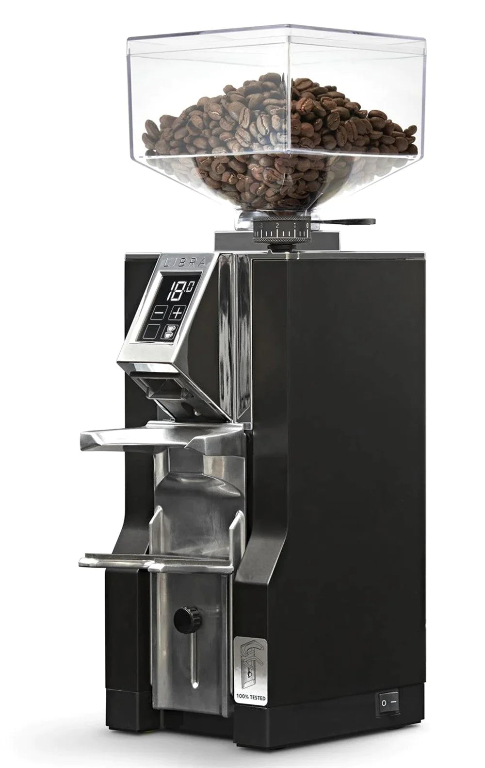 Eureka - Mignon Libra ( NOIR ) - moulin à espresso avec balance intégré - Retour