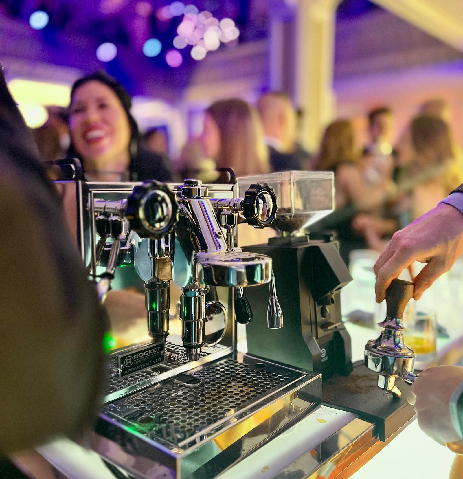 Professional espresso service