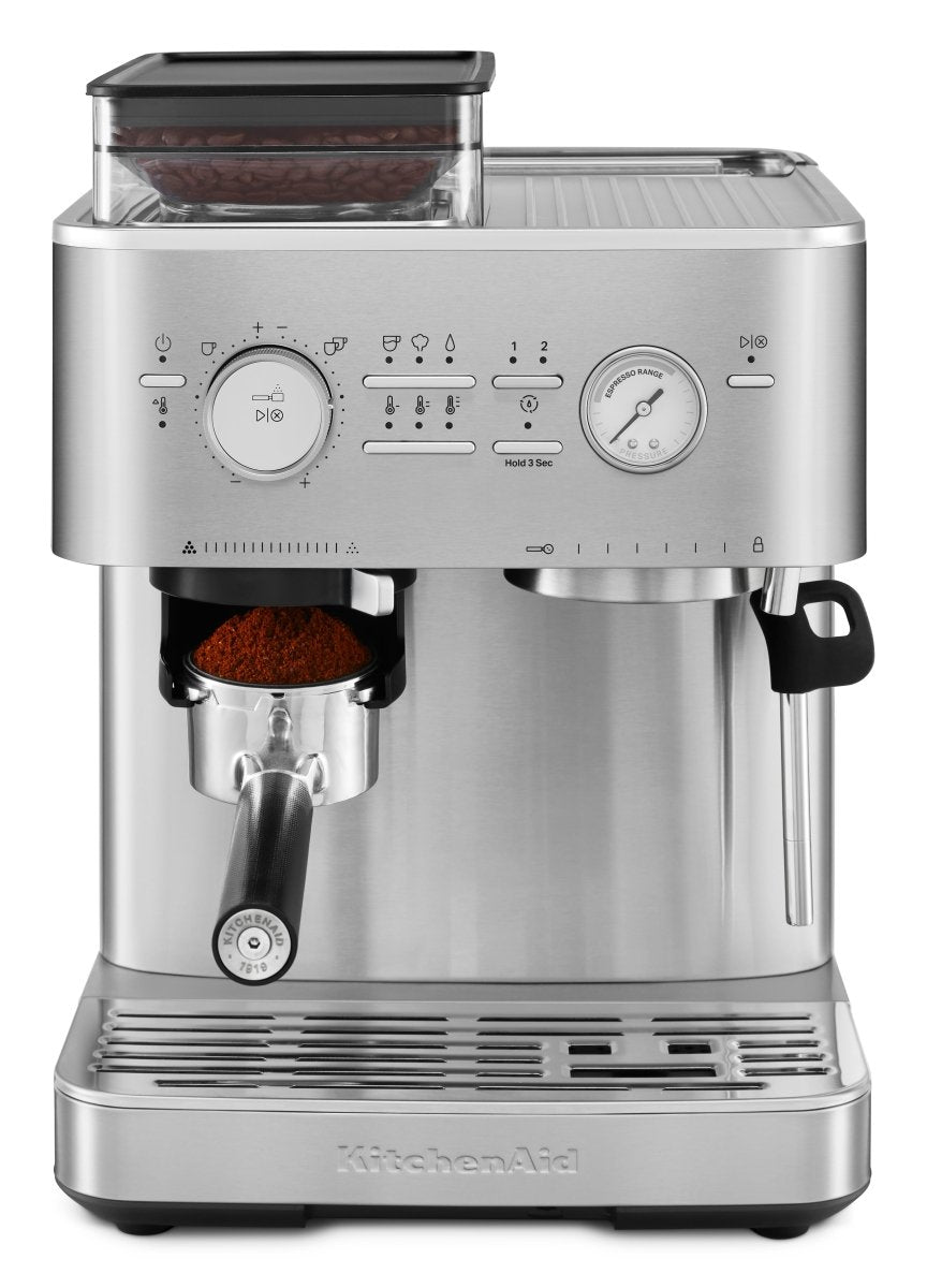 KitchenAid - Semi Automatic Espresso Machine with Burr Grinder - Café Liégeois