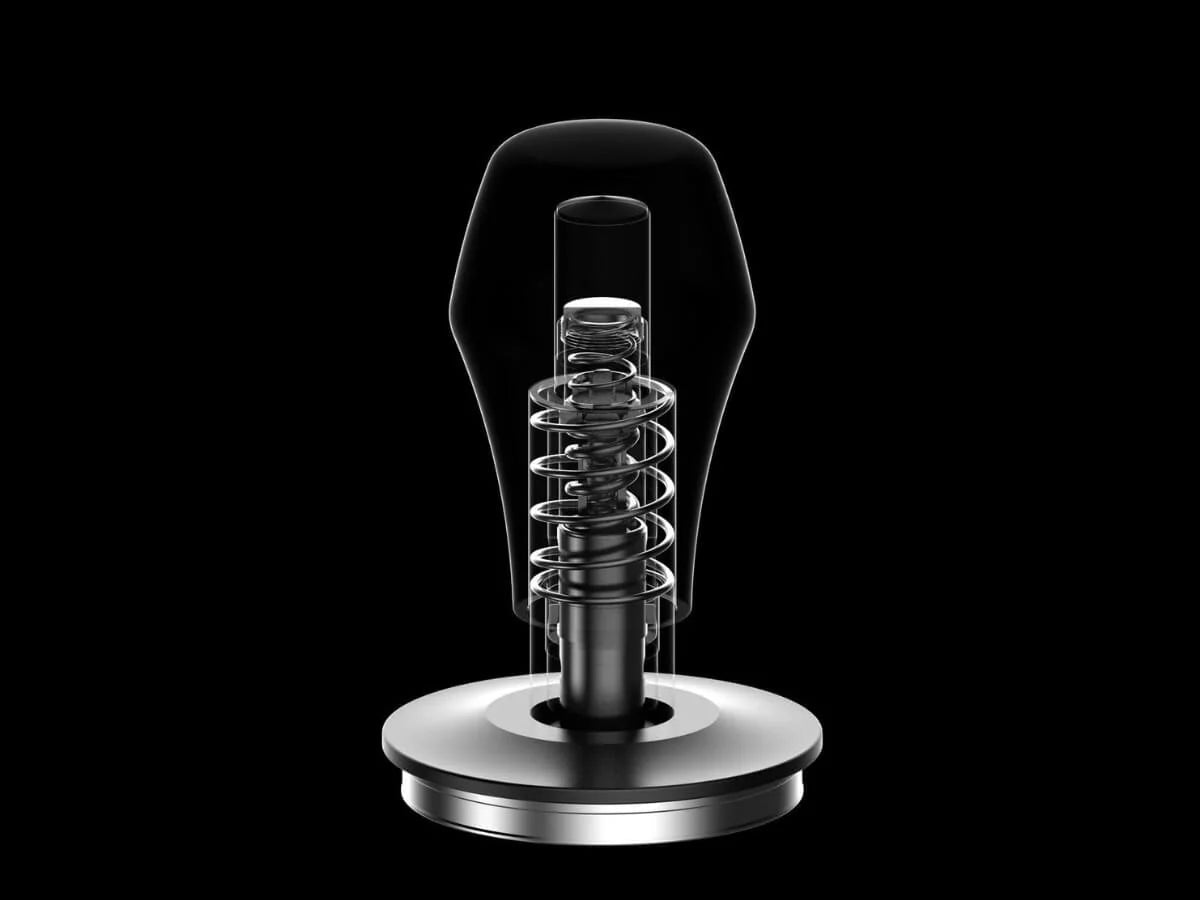 Normcore - Spring Loaded Tamper V4.1 - Walnut Handle & Titanium PVD Coating - Café Liégeois Canada Inc.