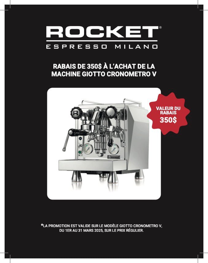 Rocket - Giotto Cronometro w/ PID and Timer ( Vibration Pump ) - Café Liégeois