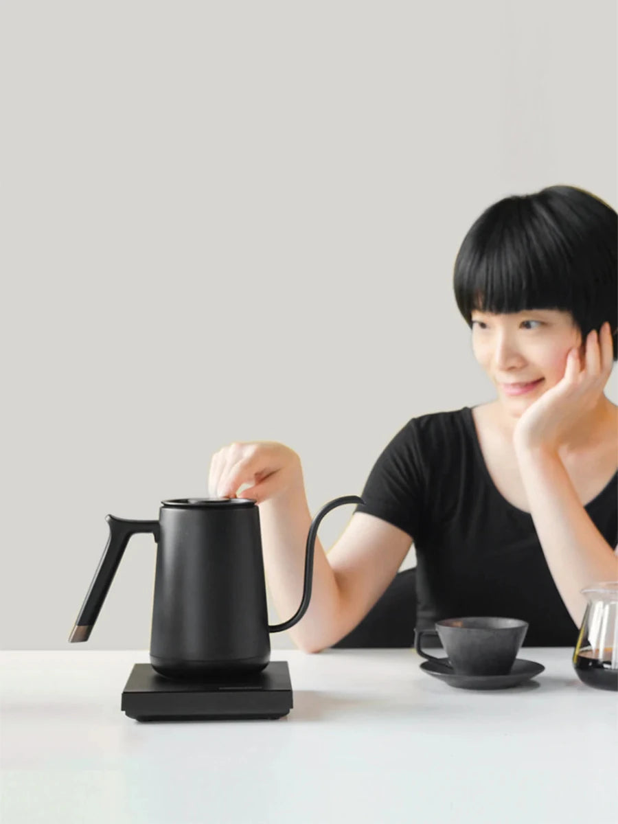 Timemore Fish Smart Electric Pour-Over Kettle – 600 ml – Black - Café Liégeois Canada Inc.